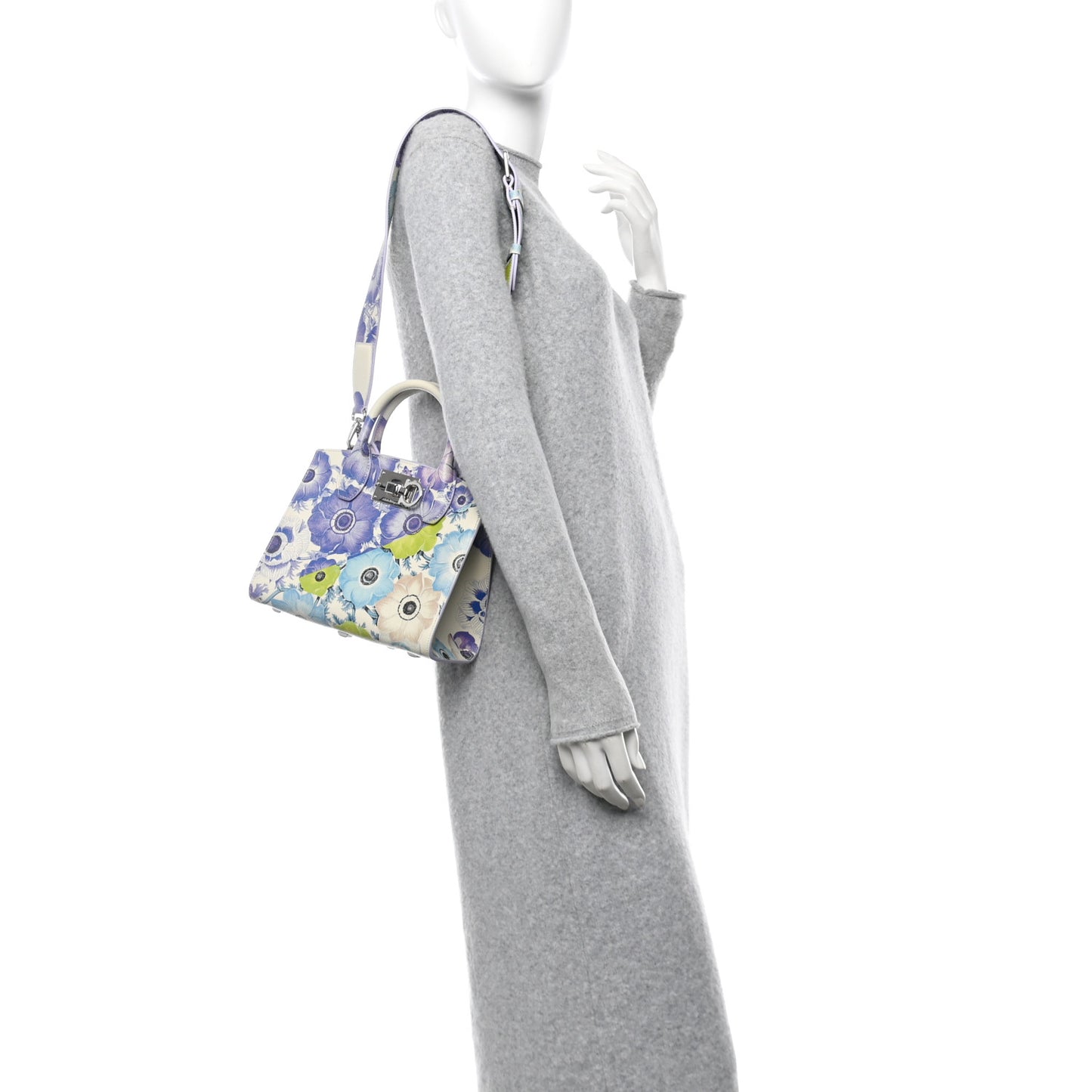 Calfskin Floral Print Small The Studio Bag Mascarpone