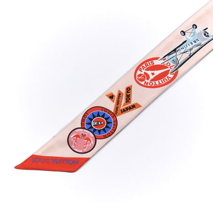 Louis Vuitton Silk Monogram World Tour Stickers BB Bandeau Nude 2 of 3
