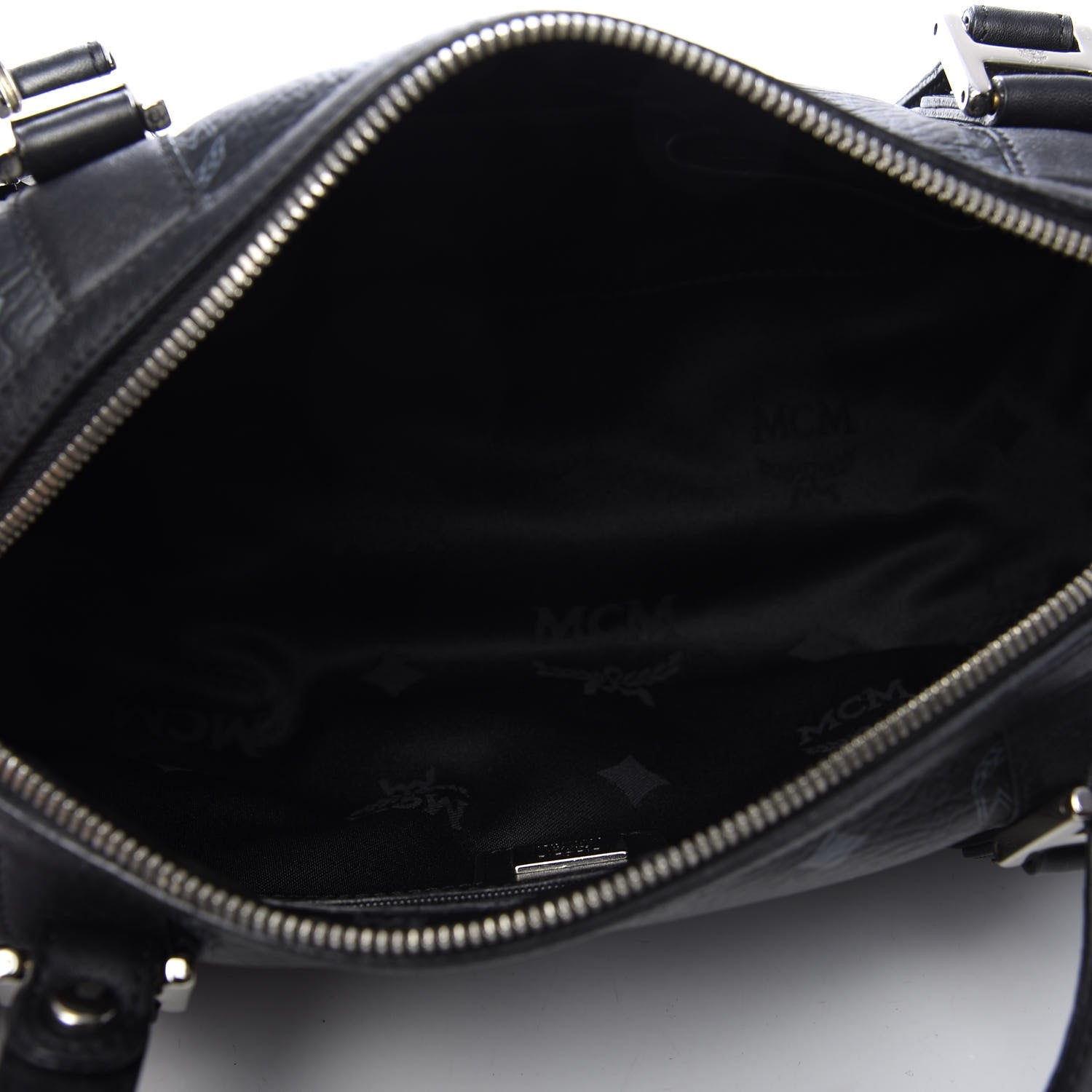 MCM Visetos Essential Barrel Bag Black 5 of 11