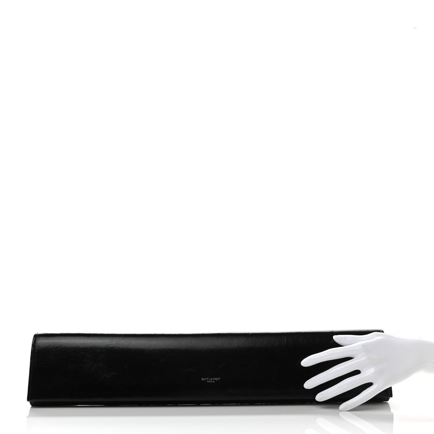Saint Laurent Calfskin Fetiche Long Clutch Black 2 of 7