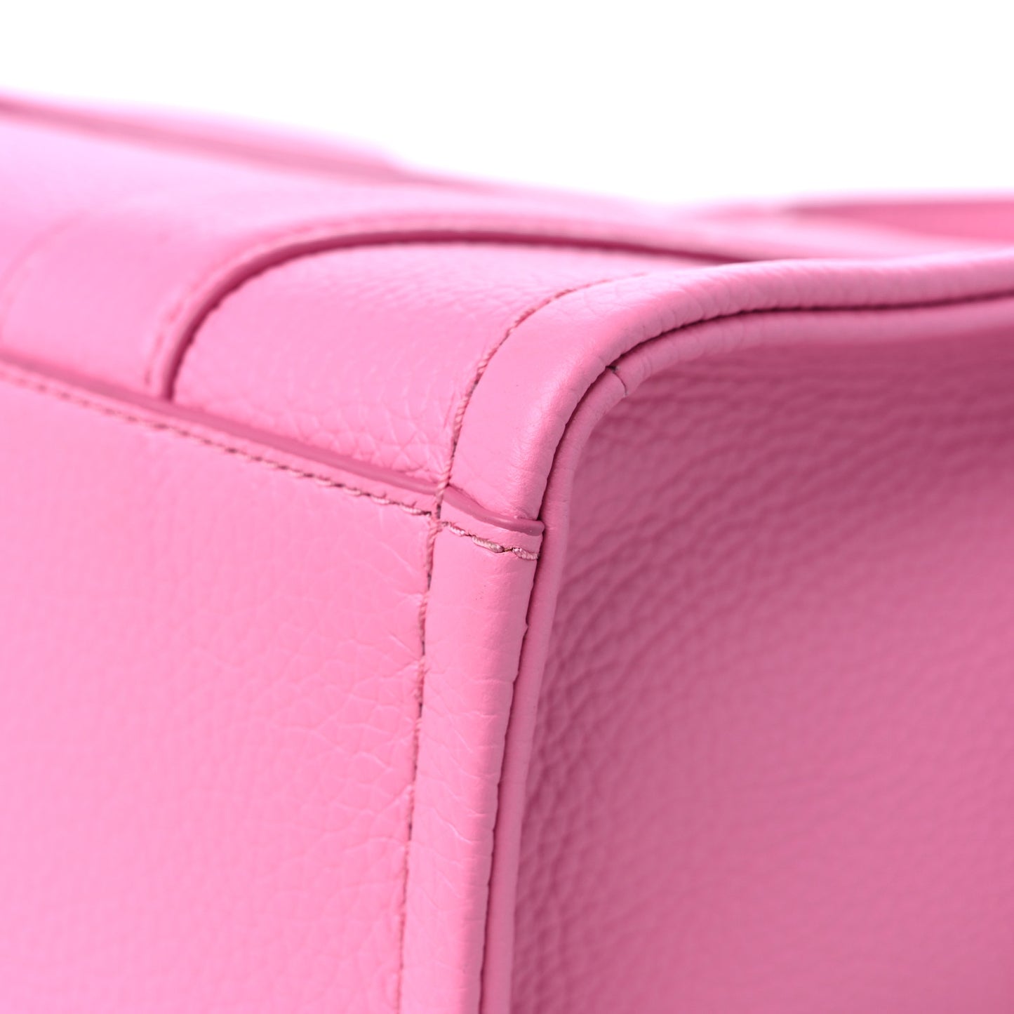 Grained Calfskin Small The Tote Bag Candy Pink