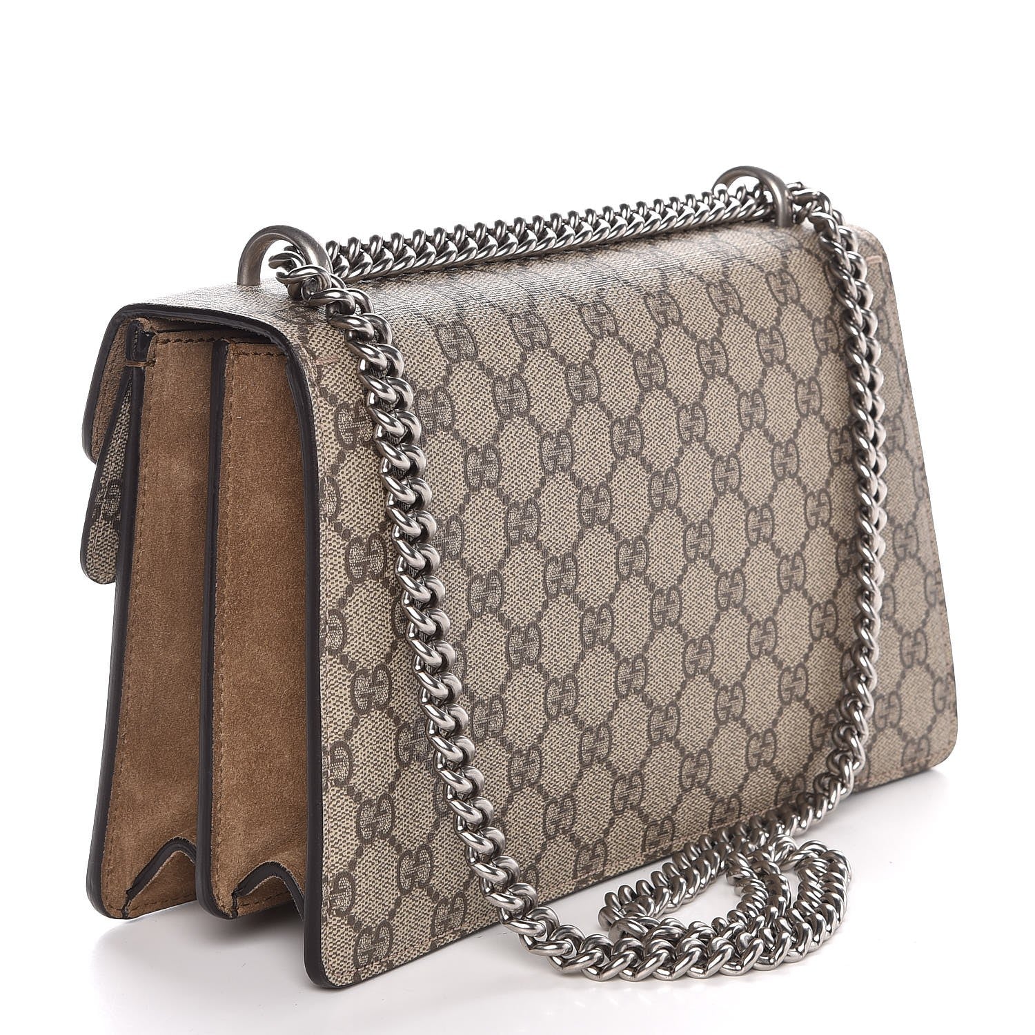 Gucci GG Supreme Monogram Small Dionysus Shoulder Bag Taupe 3 of 7