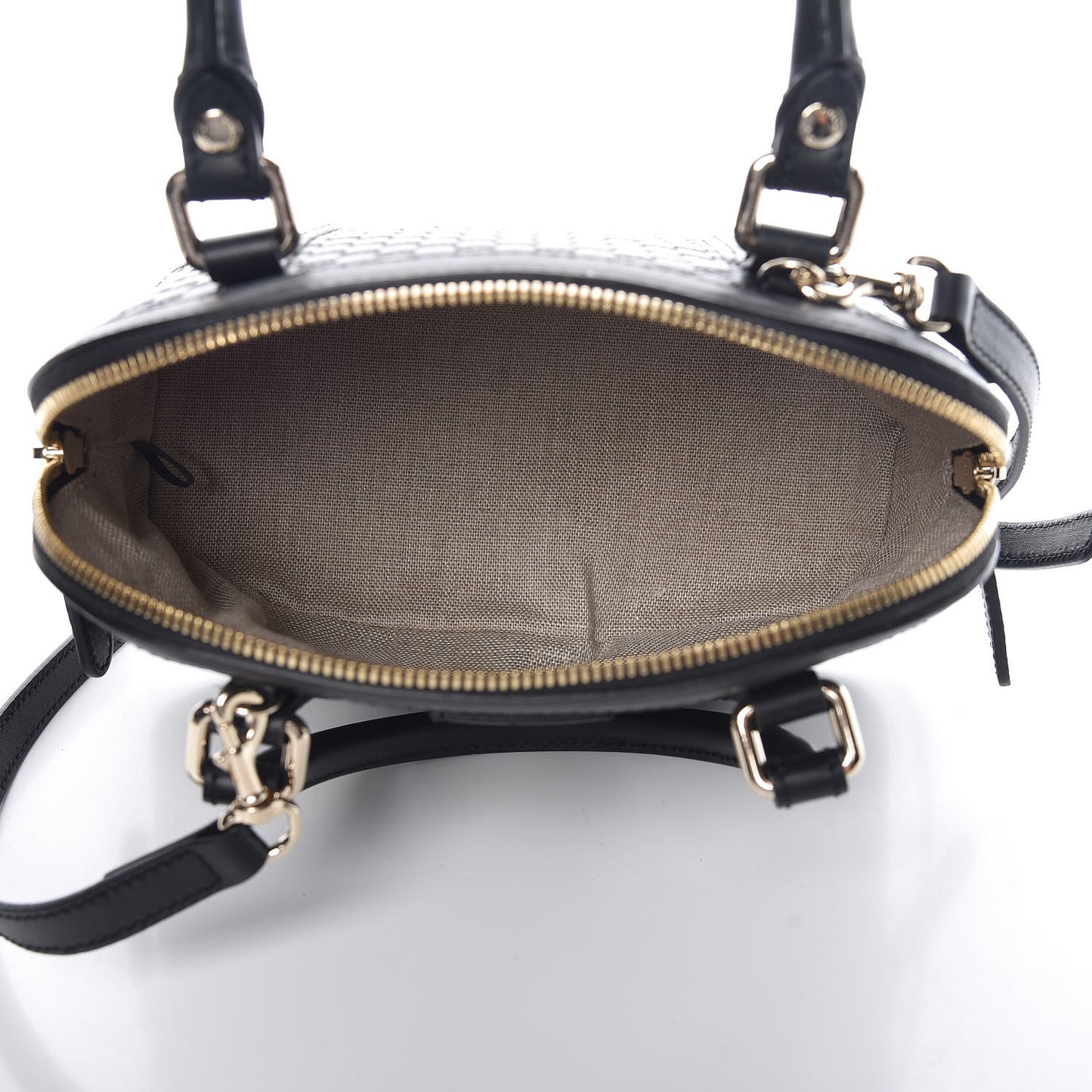 Microguccissima Mini Dome Bag Black