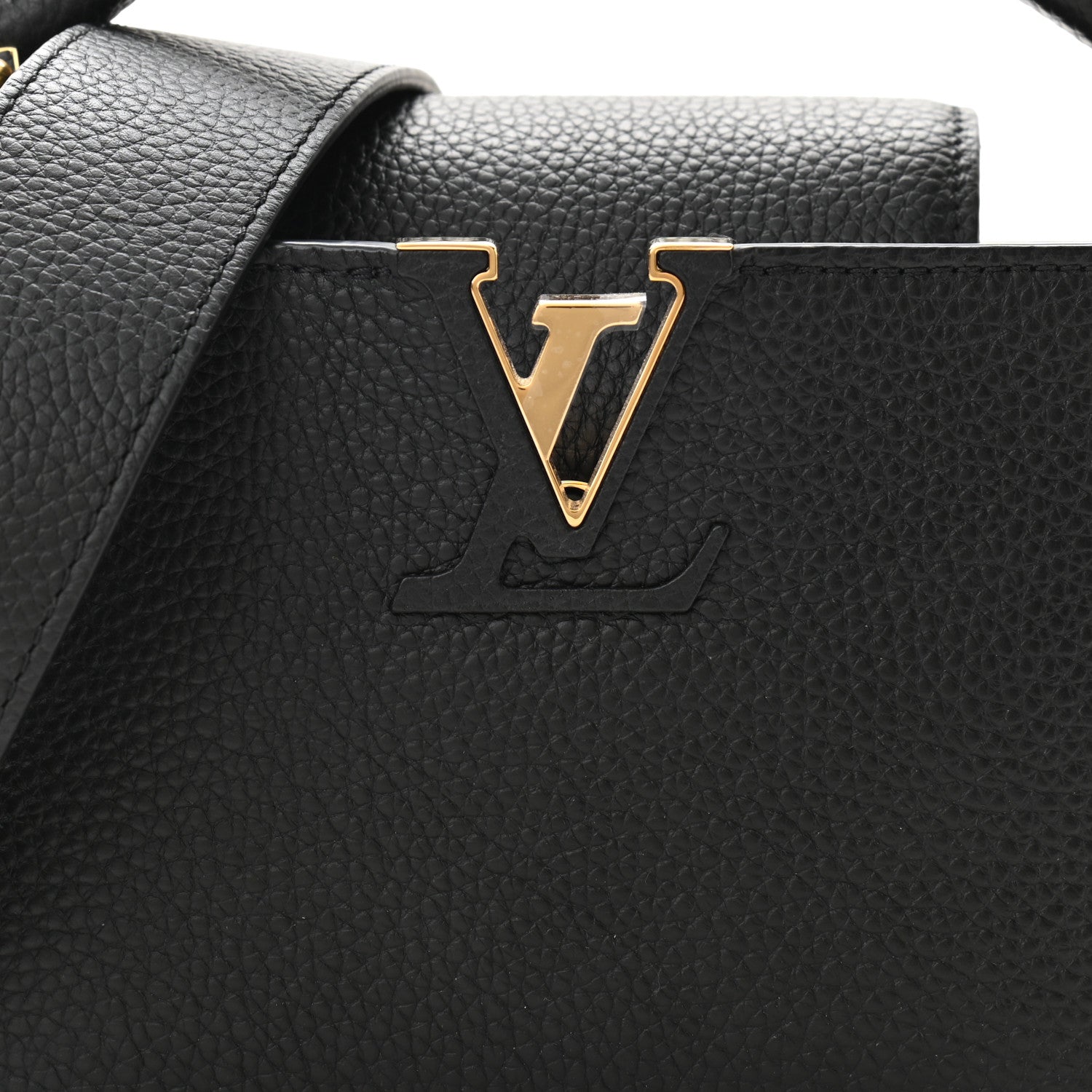 Louis Vuitton Taurillon Mini Capucines Black 8 of 10