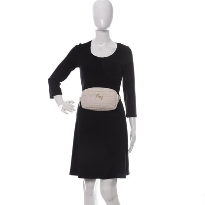 Versace Nappa Barocco Quilted Vanitas Medea Belt Bag White 2 of 9