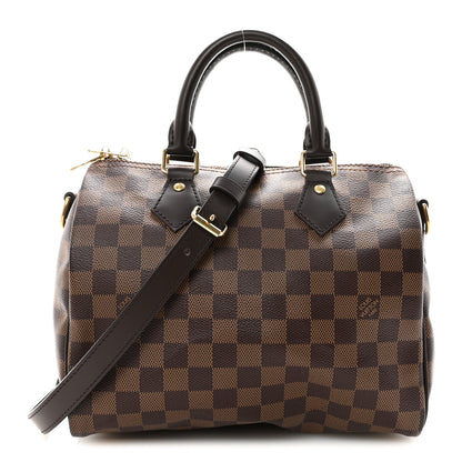 Louis Vuitton Damier Ebene Speedy Bandouliere 25 1 of 9