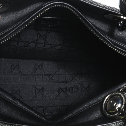 Christian Dior Tweed Medium Lady Dior Black 6 of 8