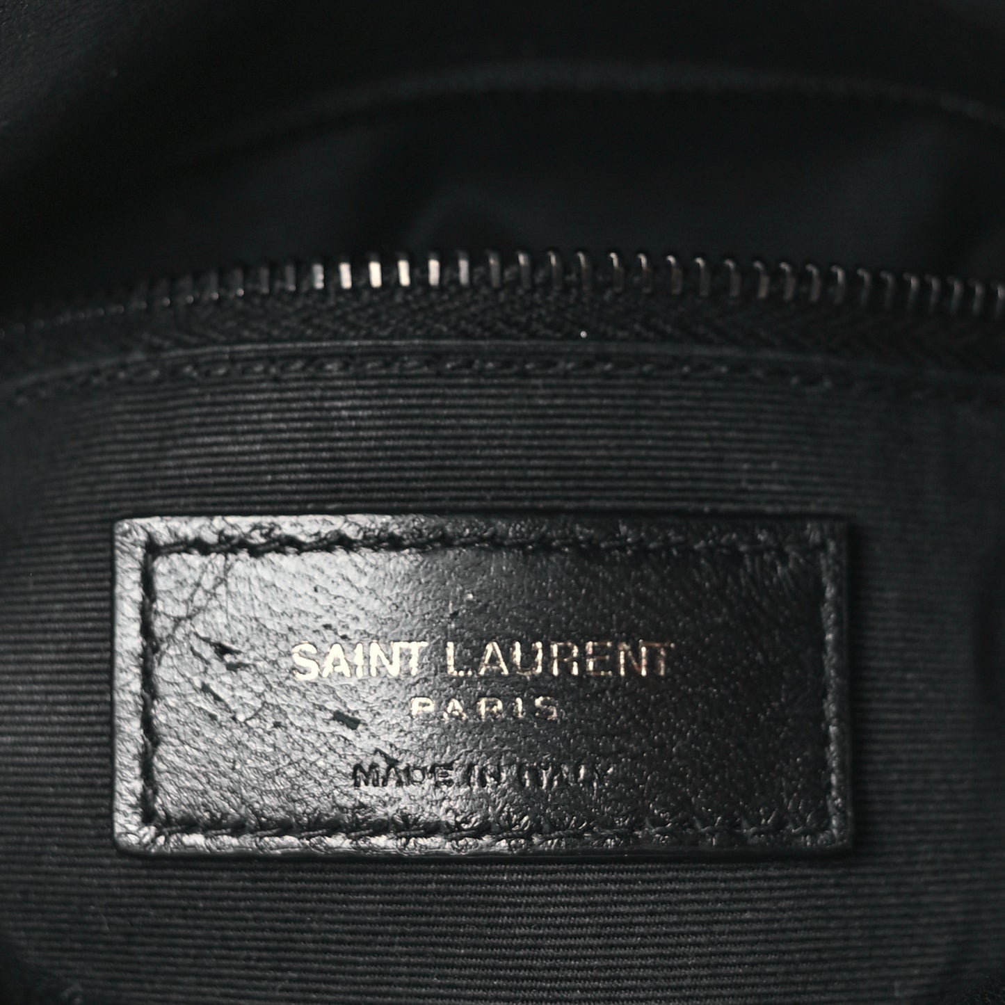 Lambskin Quilted Toy Loulou Puffer Monogram Monochrome Chain Satchel Black