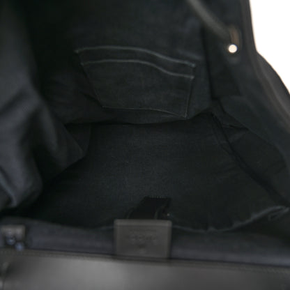 Gucci Soft GG Supreme Monogram Calfskin Web Double Buckle Backpack Black 5 of 10