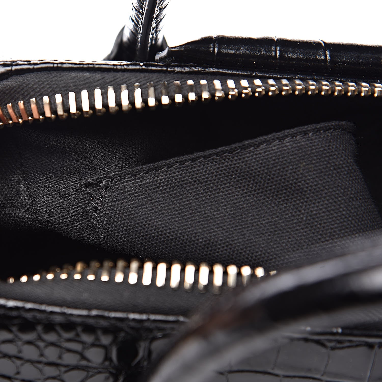 Givenchy Calfskin Crocodile Embossed Small Antigona Black 13 of 13