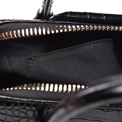 Givenchy Calfskin Crocodile Embossed Small Antigona Black 13 of 13