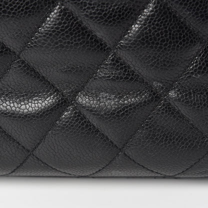 Chanel Caviar Quilted Flap Shoulder Bag Black 13 of 14