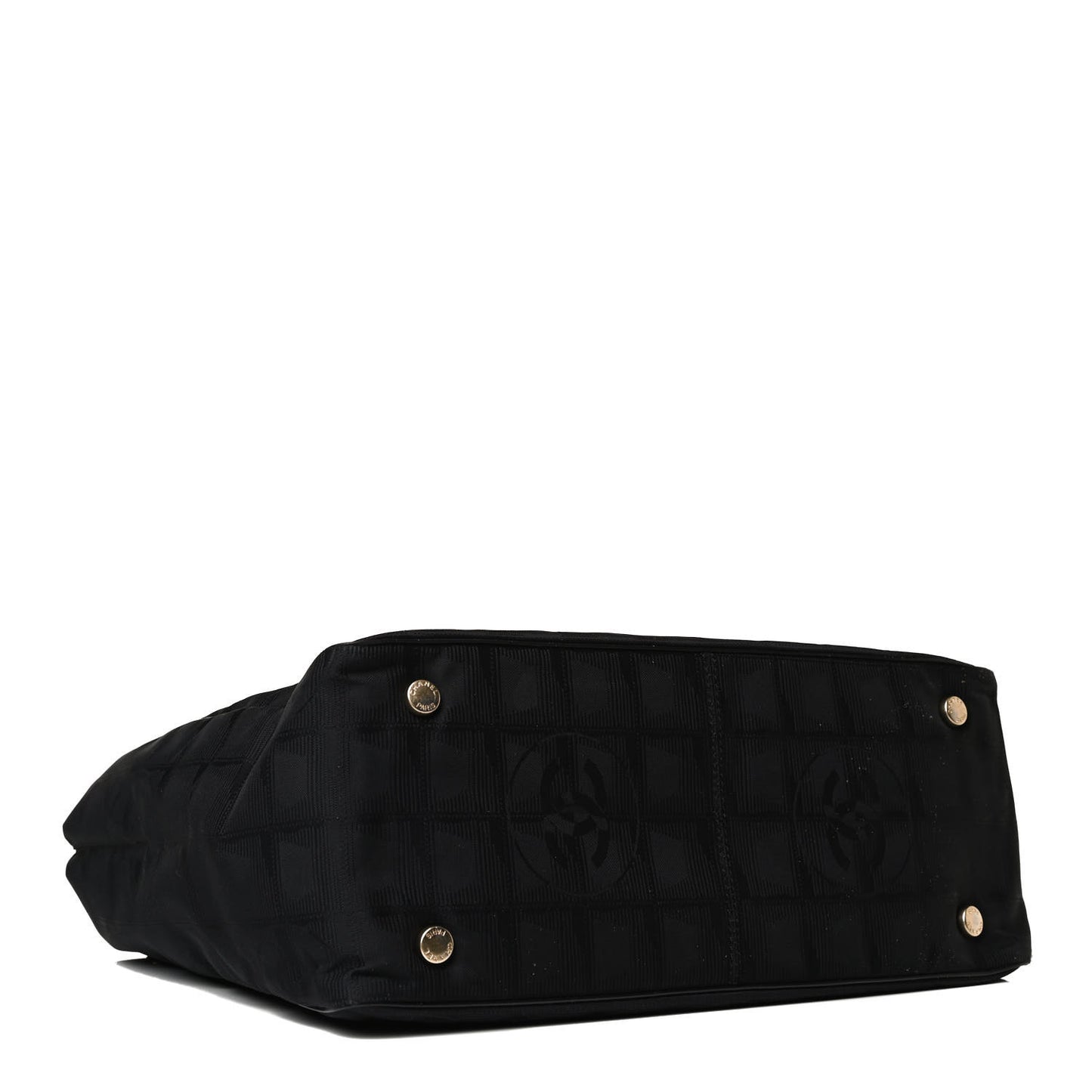 Nylon Small Travel Tote Black