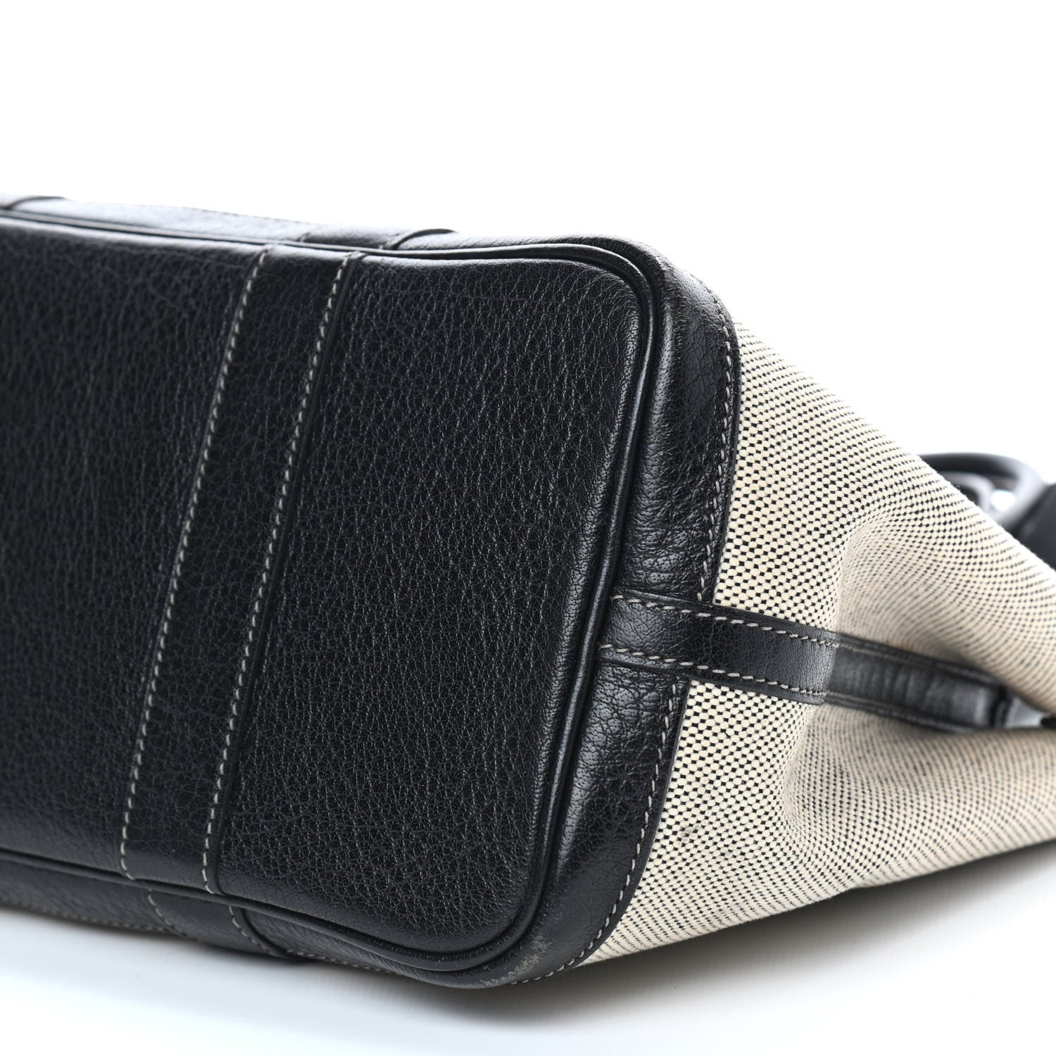 Hermes Twill D H Negonda Garden Party 30 TPM Ecru Black 7 of 11