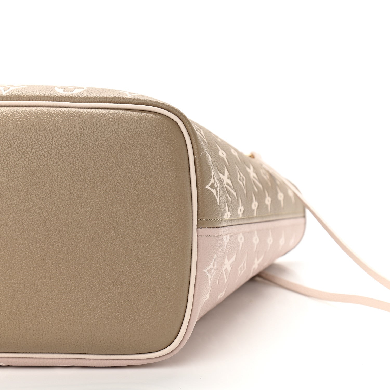 Louis Vuitton Empreinte Monogram Spring In The City Neverfull MM Kaki Beige Cream 10 of 10