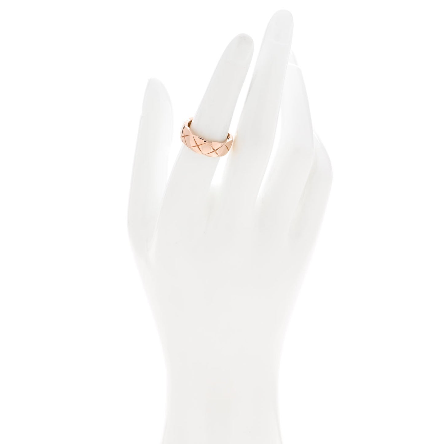 18K Beige Gold Small Coco Crush Ring 53 6.5