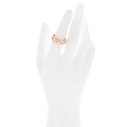 Chanel 18K Beige Gold Small Coco Crush Ring 53 6.5 2 of 6
