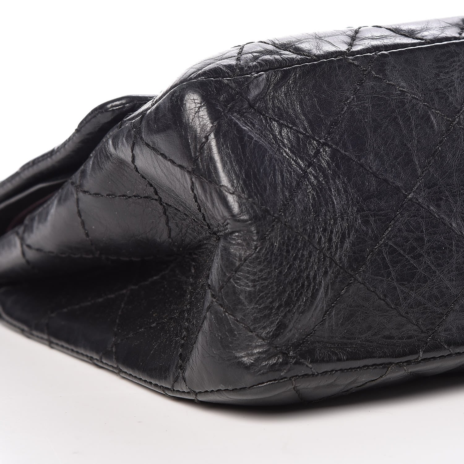 Chanel Aged Calfskin Quilted 2.55 Reissue 226 Flap Black 8 of 10