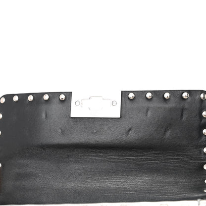 Valentino Garavani Metallic Nappa Small Rockstud Spike Shoulder Bag Silver 9 of 9