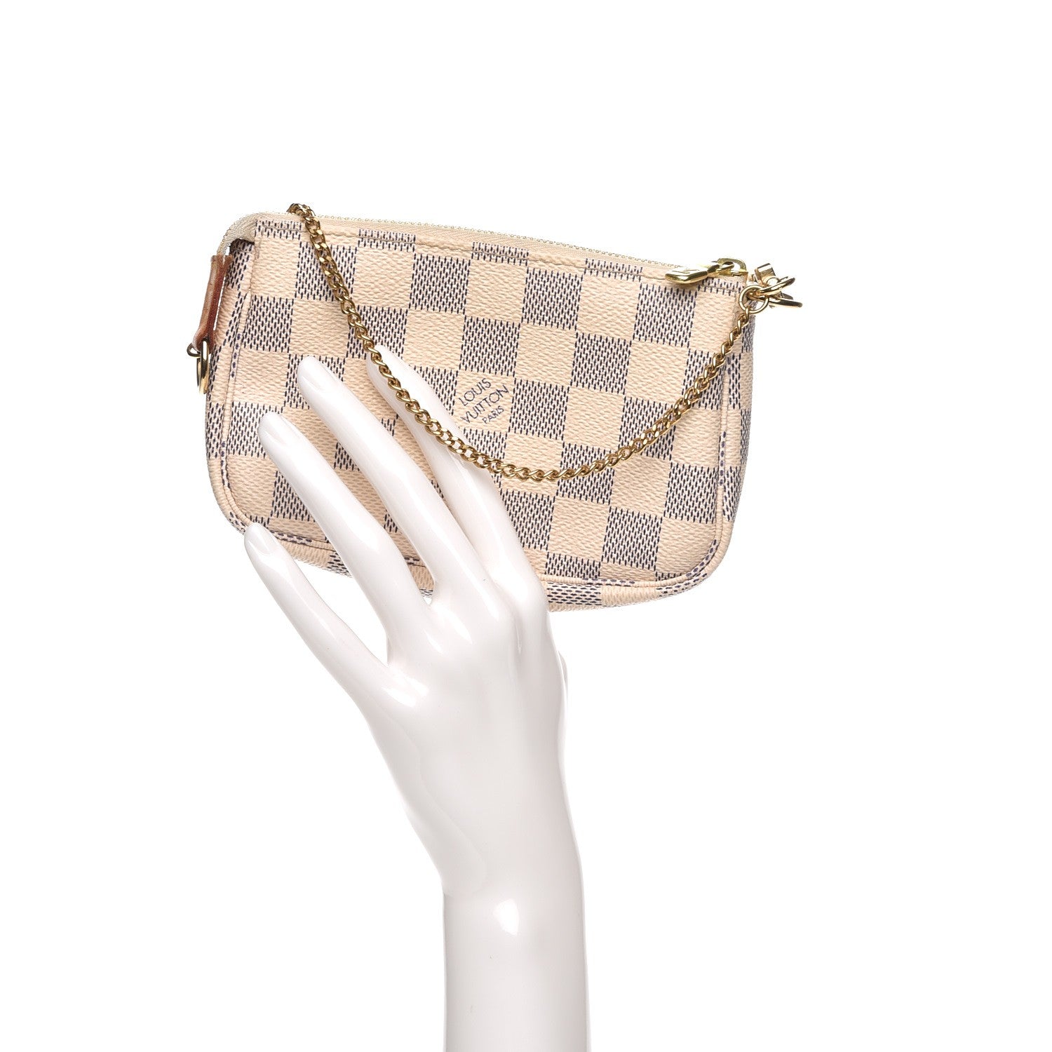 Louis Vuitton Damier Azur Mini Pochette Accessories 2 of 8