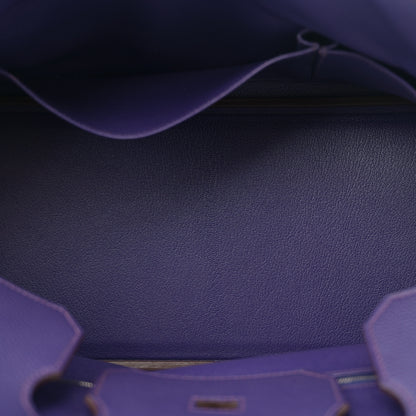 Hermes Taurillon Clemence JPG Birkin II 42 Iris 5 of 12