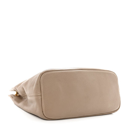 Prada Vitello Daino Shoulder Bag Argilla 4 of 13