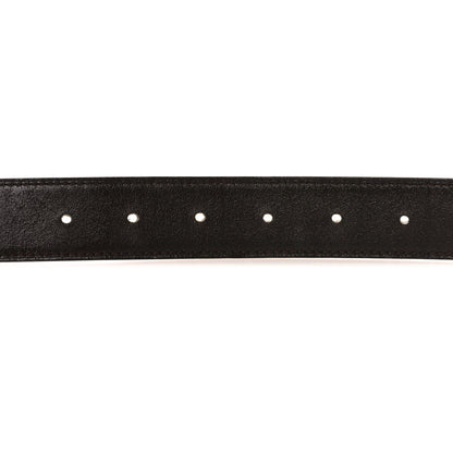 Hermes Box Togo 32mm Strie H Belt 85 34 Chocolate Orange 3 of 10