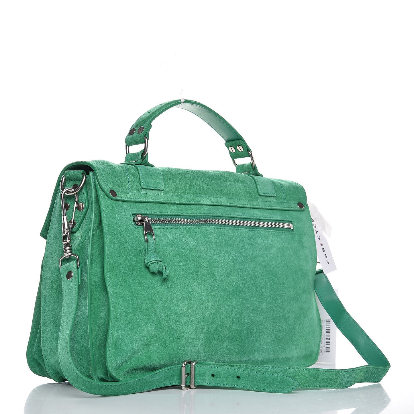 Suede Medium PS1 Satchel Aloe