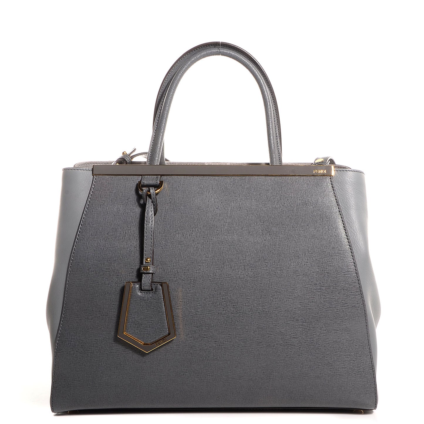 Vitello Elite Flamingo Regular 2Jours Tote Grigio Grigio Chiaro