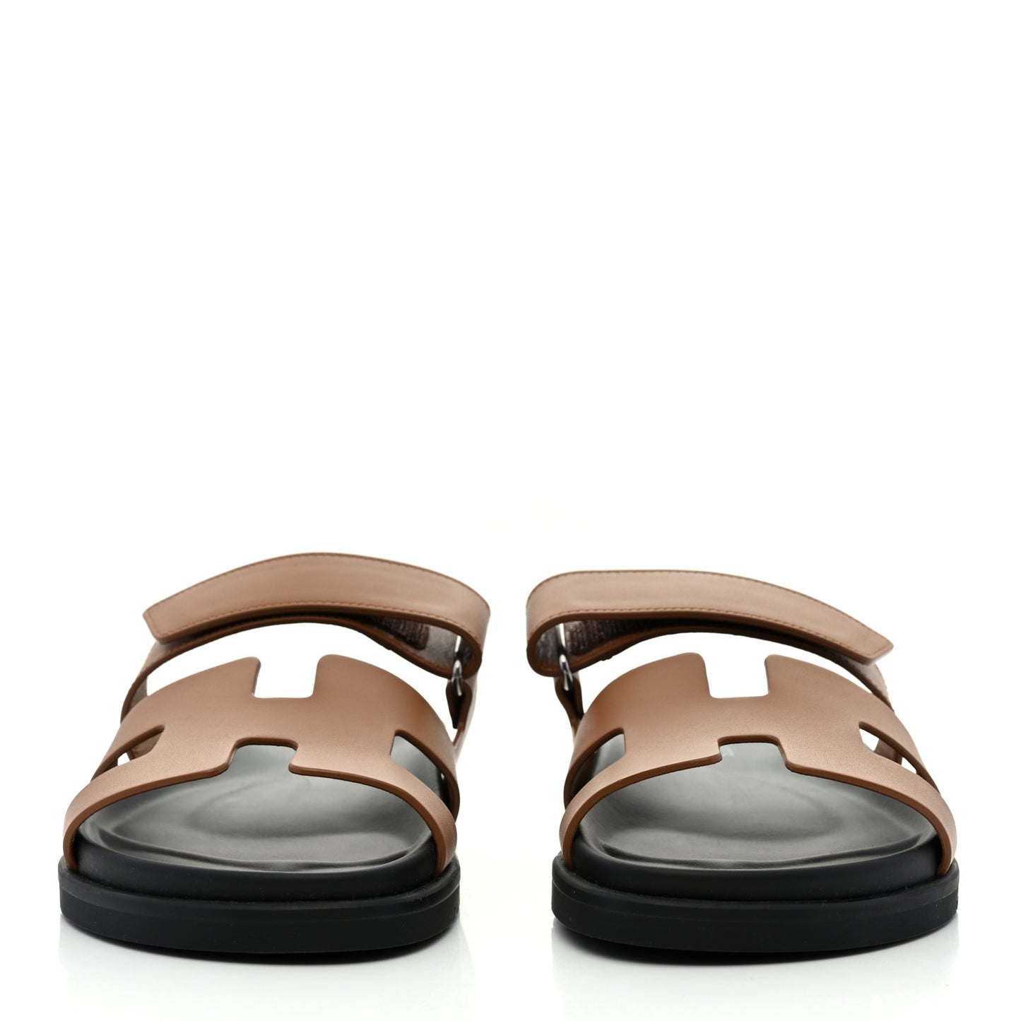 Calfskin Womens Chypre Sandals 38.5 Naturel