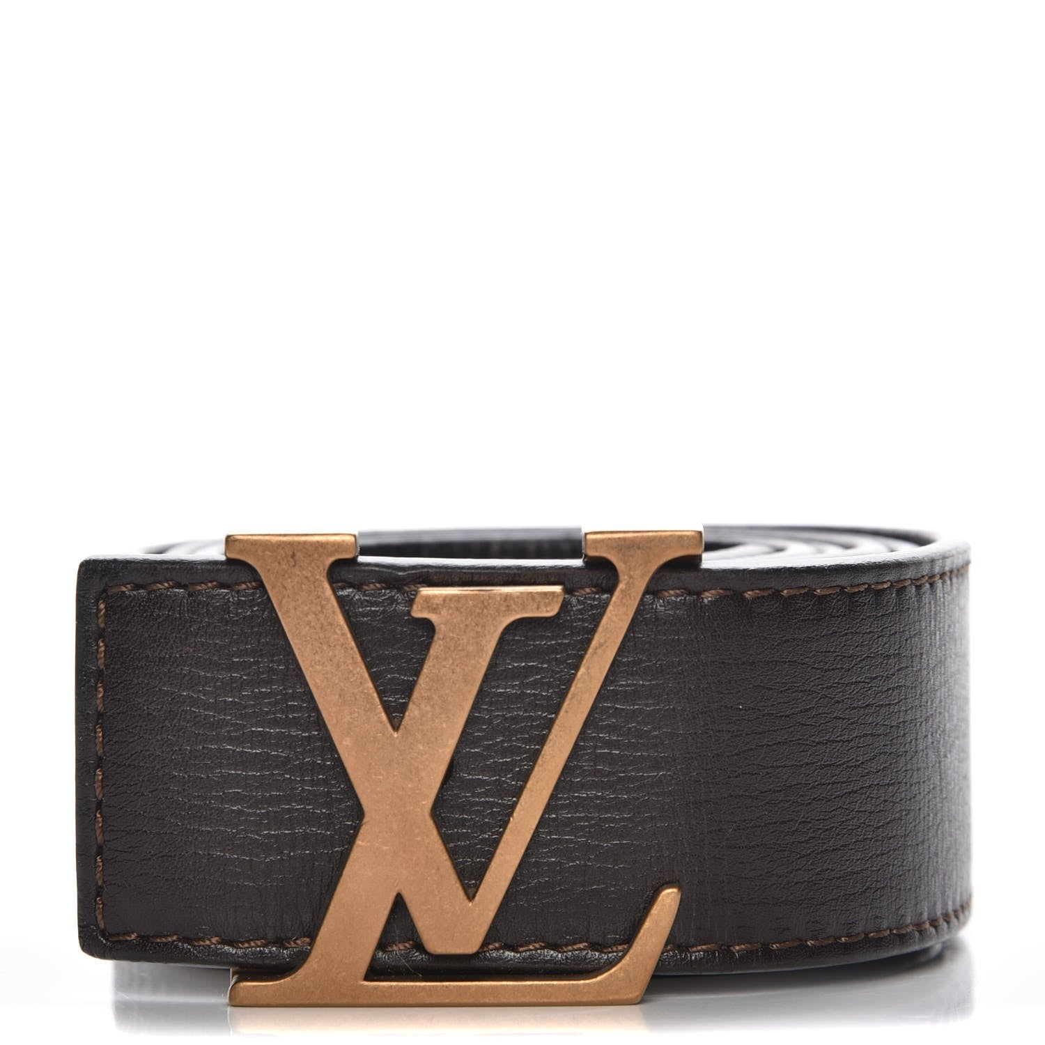 Louis Vuitton Utah LV Initiales 40mm Belt 110 44 Coffee 1 of 5