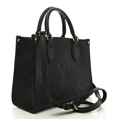 Louis Vuitton Empreinte Monogram Giant Onthego PM Black 3 of 10