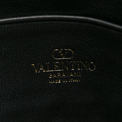 Valentino Garavani Metallic Canvas Iconographe Vlogo Pouch Gold 6 of 6