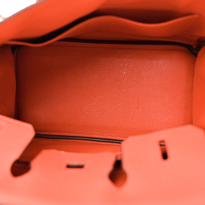 Hermes Togo Birkin 25 Orange Poppy 5 of 13