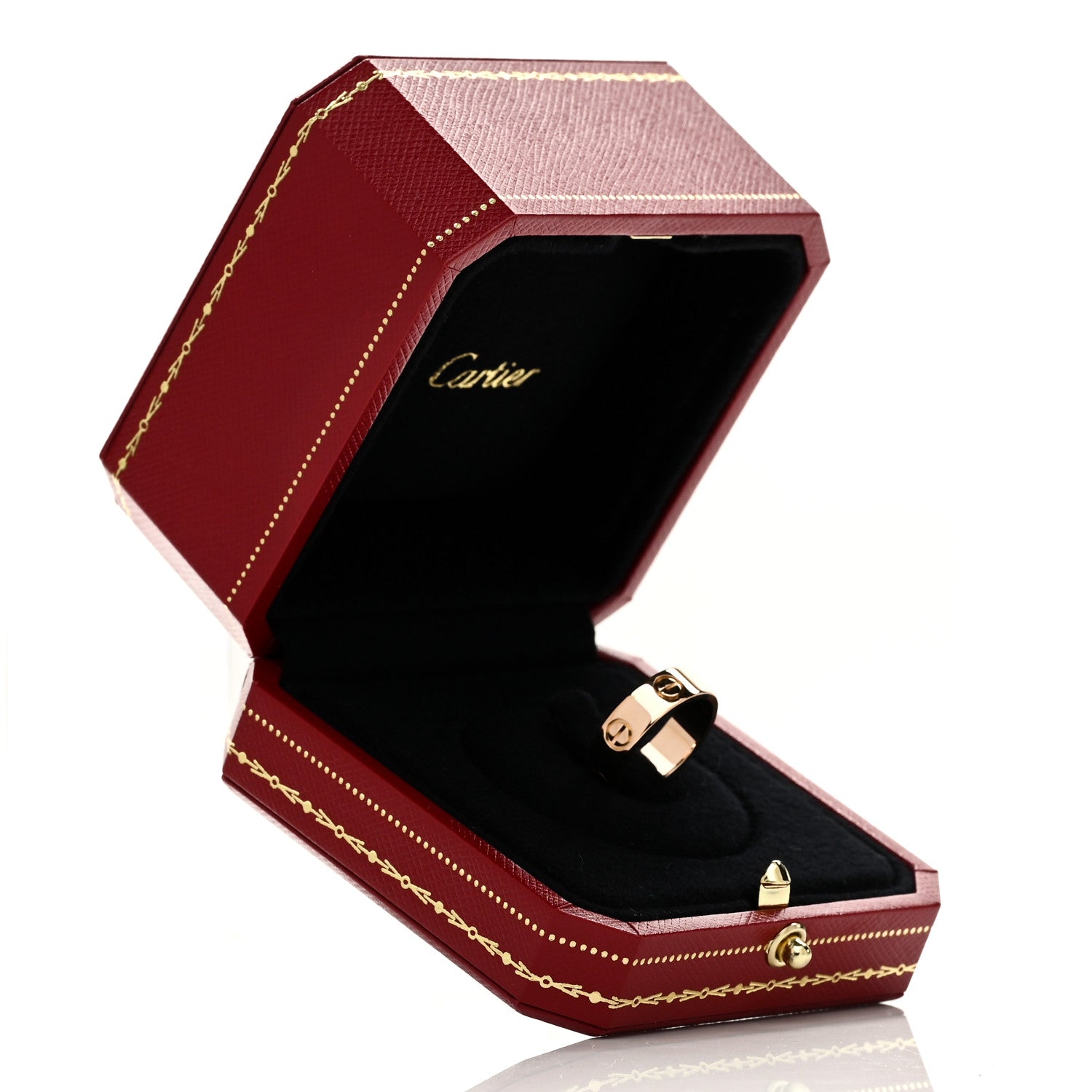 Cartier 18K Pink Gold 5.5mm LOVE Ring 49 4.75 5 of 5