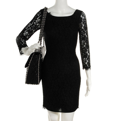 Chanel Crumpled Lambskin Chain Around Maxi Flap Bag Black 2 of 8