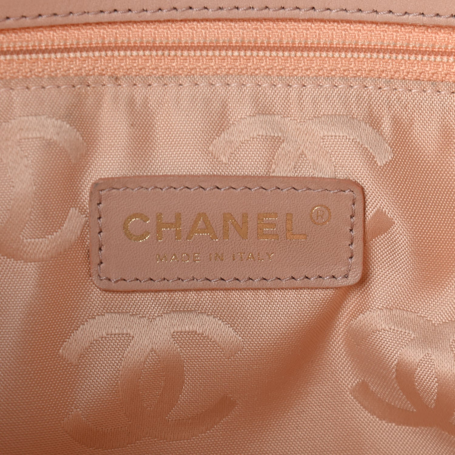 Chanel Straw Raffia Tote Pink 6 of 13
