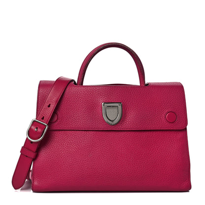 Christian Dior Bullcalf Medium Diorever Flap Fuschia 1 of 15
