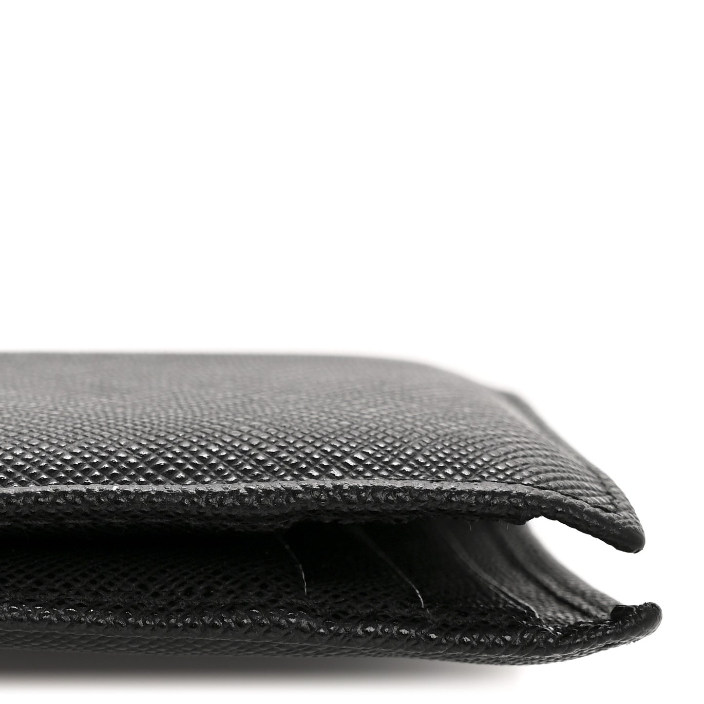 Saffiano Triangle Card Holder Black