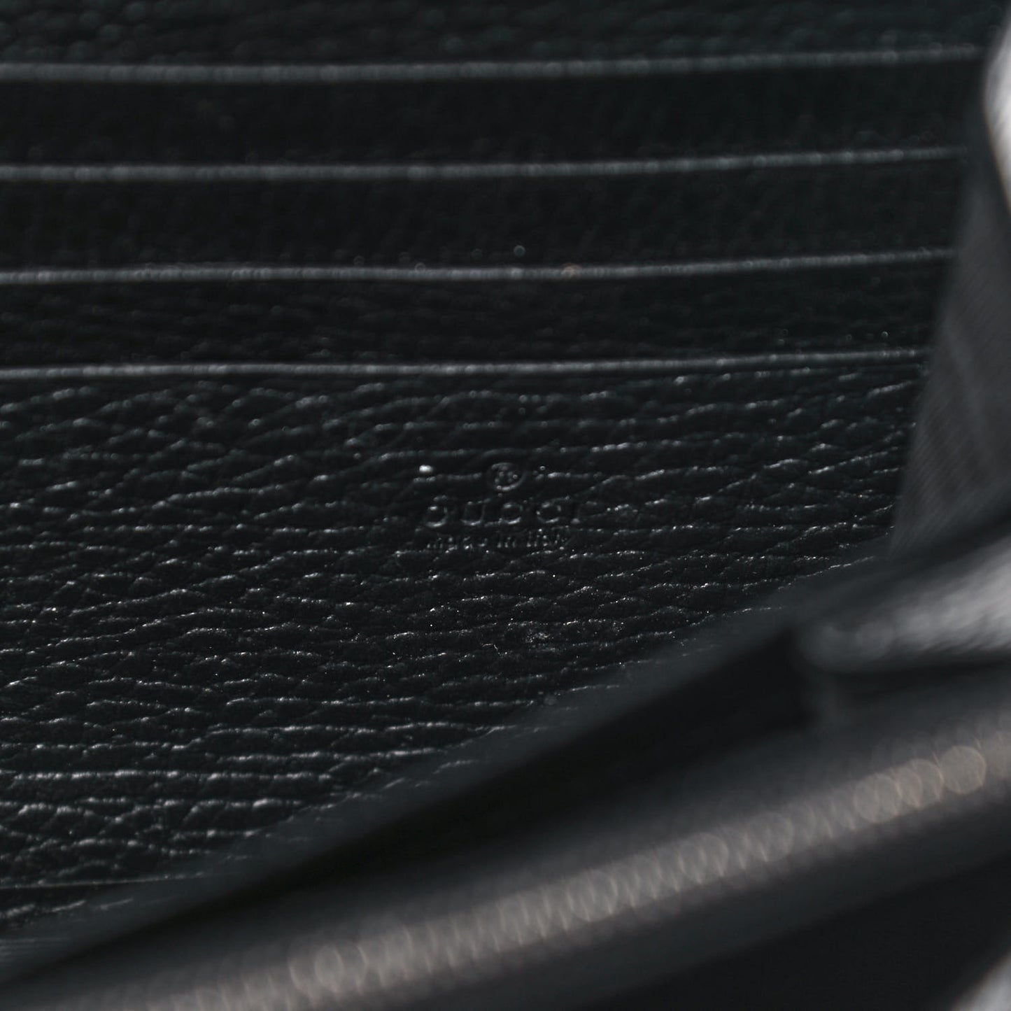 Calfskin Mini Dionysus Chain Wallet Black