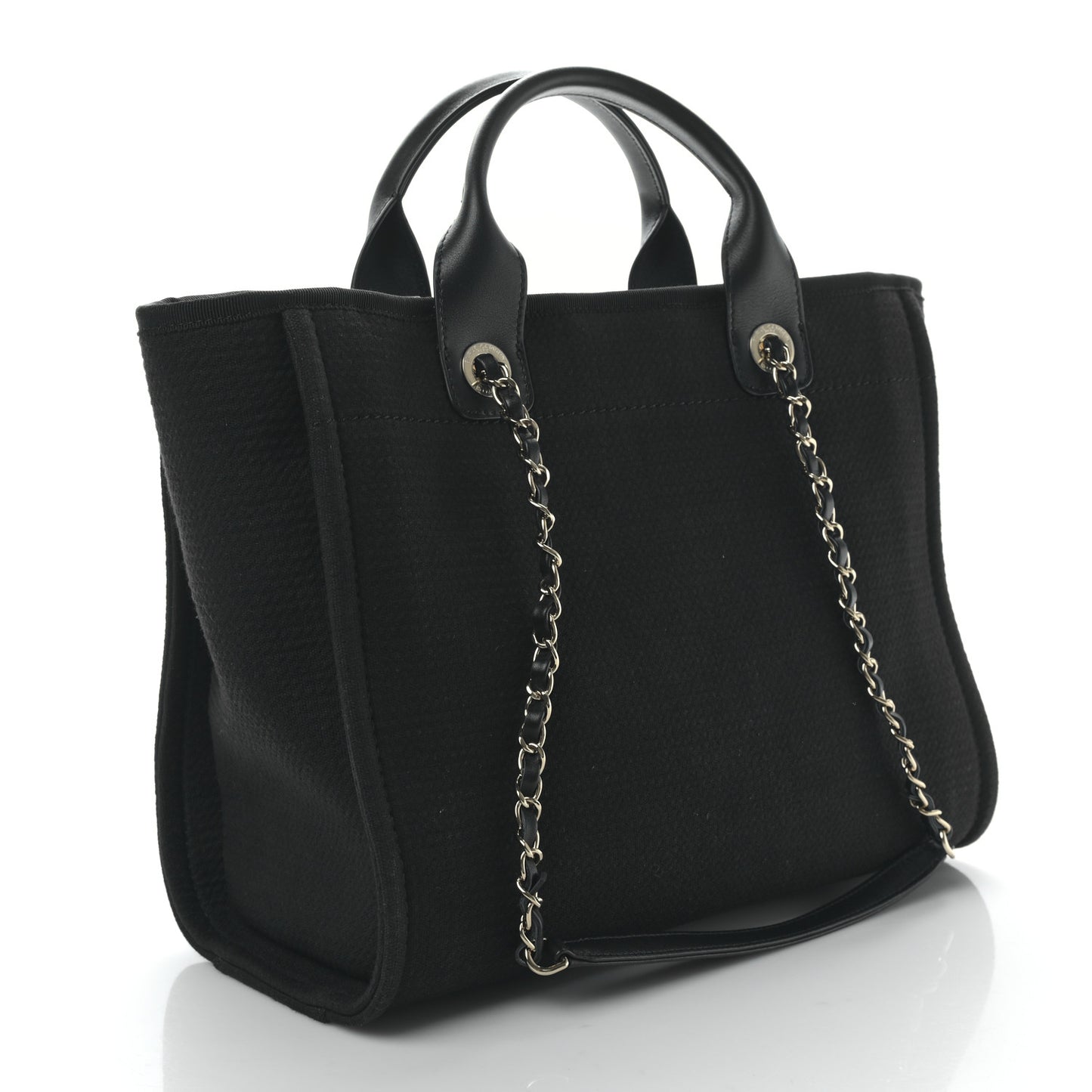Mixed Fibers Small Deauville Tote Black