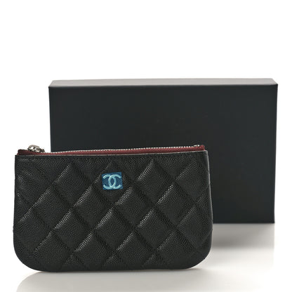 Chanel Caviar Quilted Small Cosmetic Case Black 9 of 9