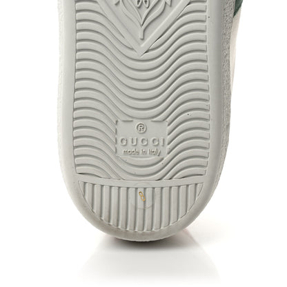 Gucci X FREYA HARTAS Calfskin Miro Soft Web Mythical Creature Embroidered Mens Ace Sneakers 8 New Mystic White 7 of 9