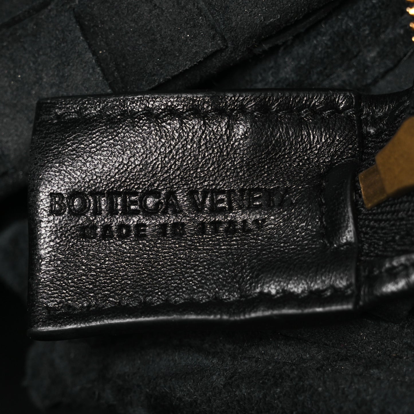 Nappa Intrecciato Small Loop Camera Bag Black