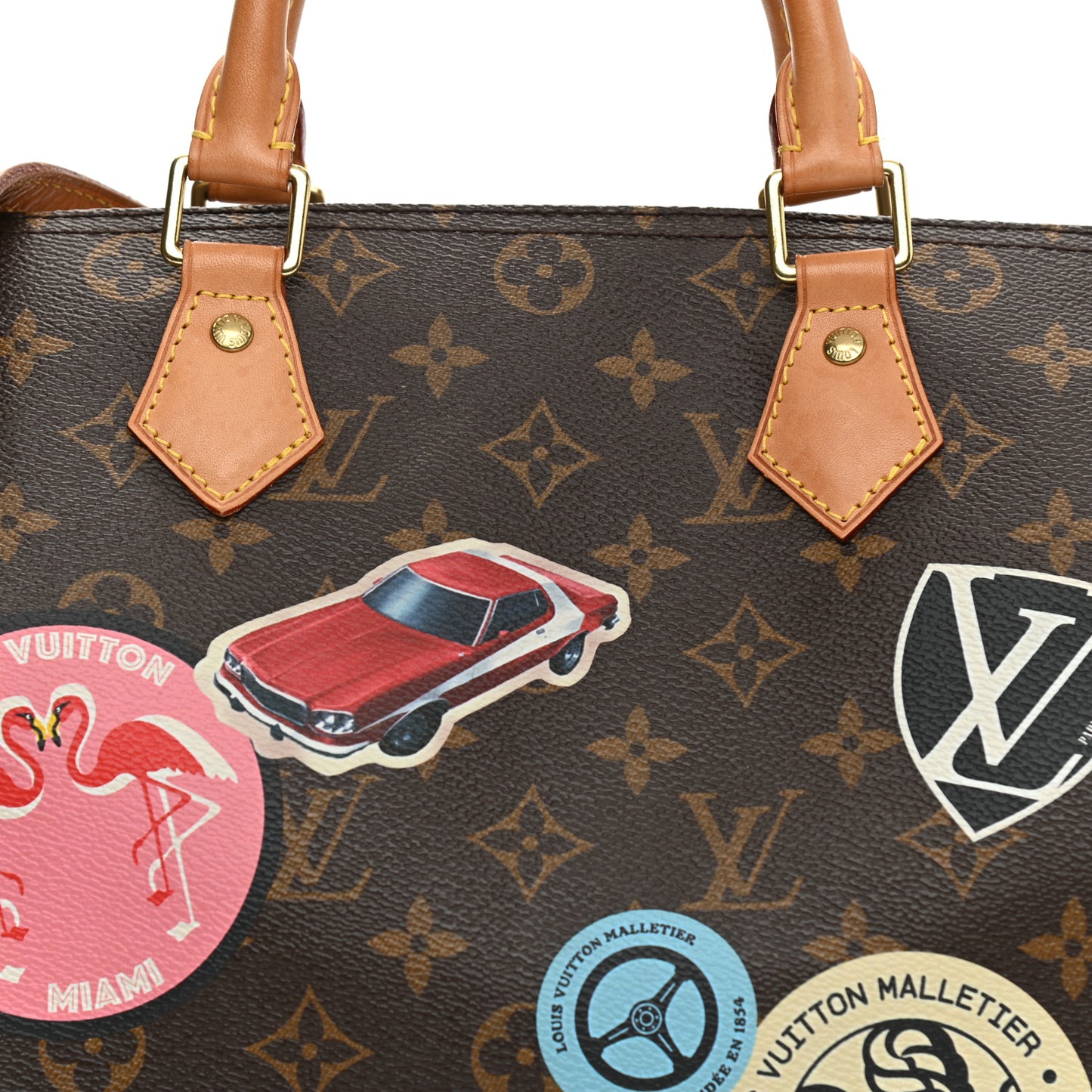 Monogram World Tour Speedy Bandouliere 30