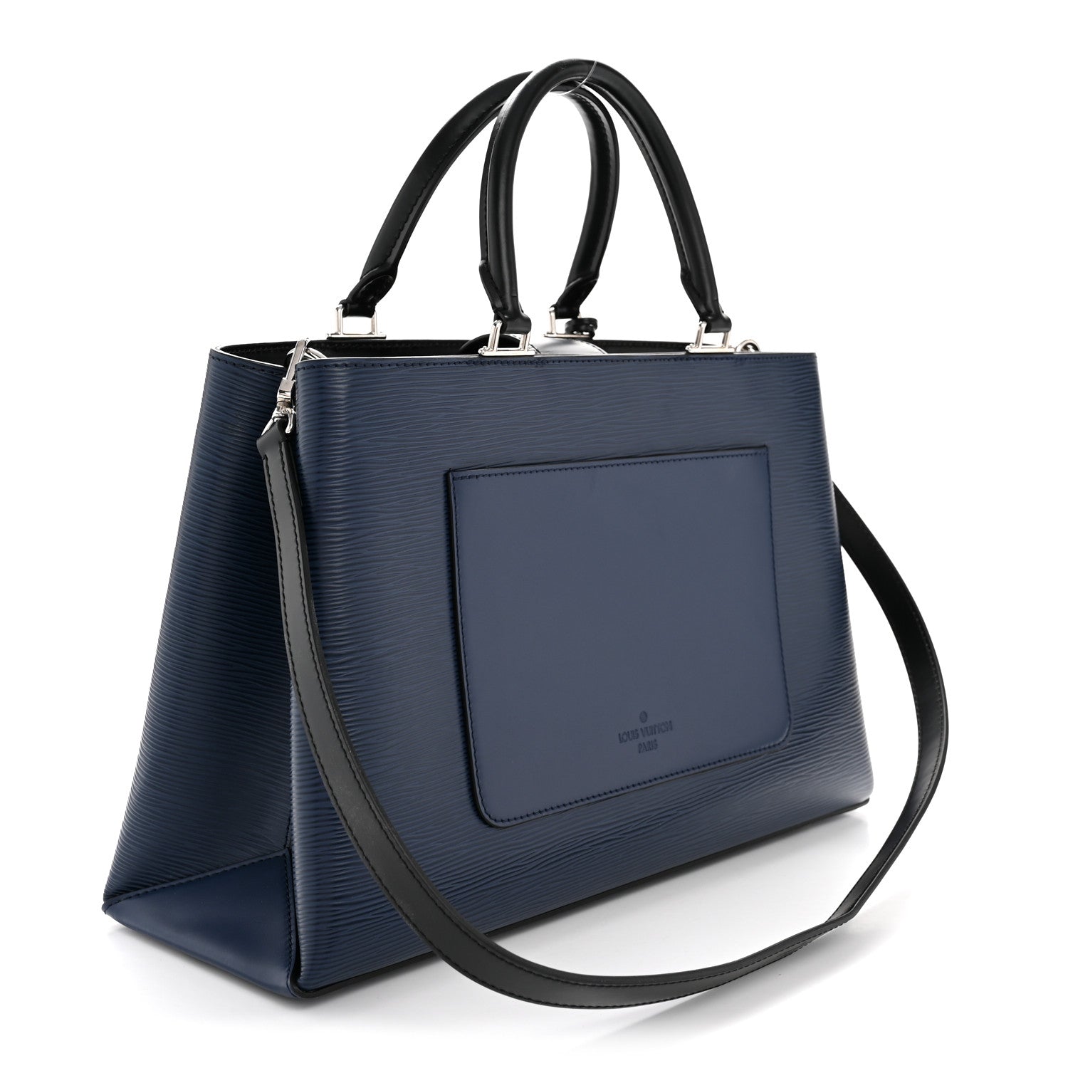 Louis Vuitton Epi Kleber MM Indigo 3 of 13
