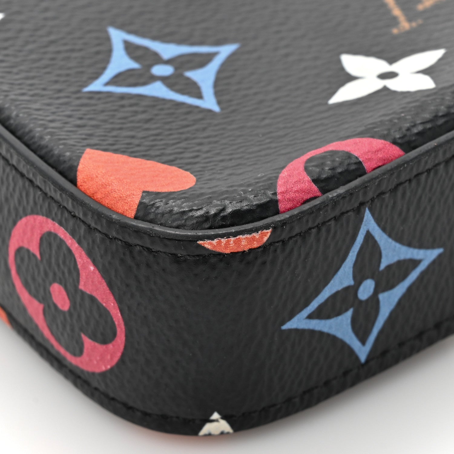 Louis Vuitton Game On Felicie Chain Wallet Black 13 of 14