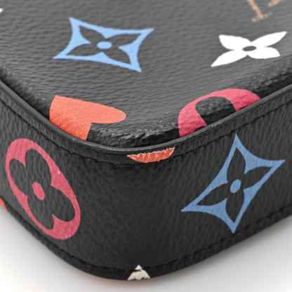 Louis Vuitton Game On Felicie Chain Wallet Black 13 of 14