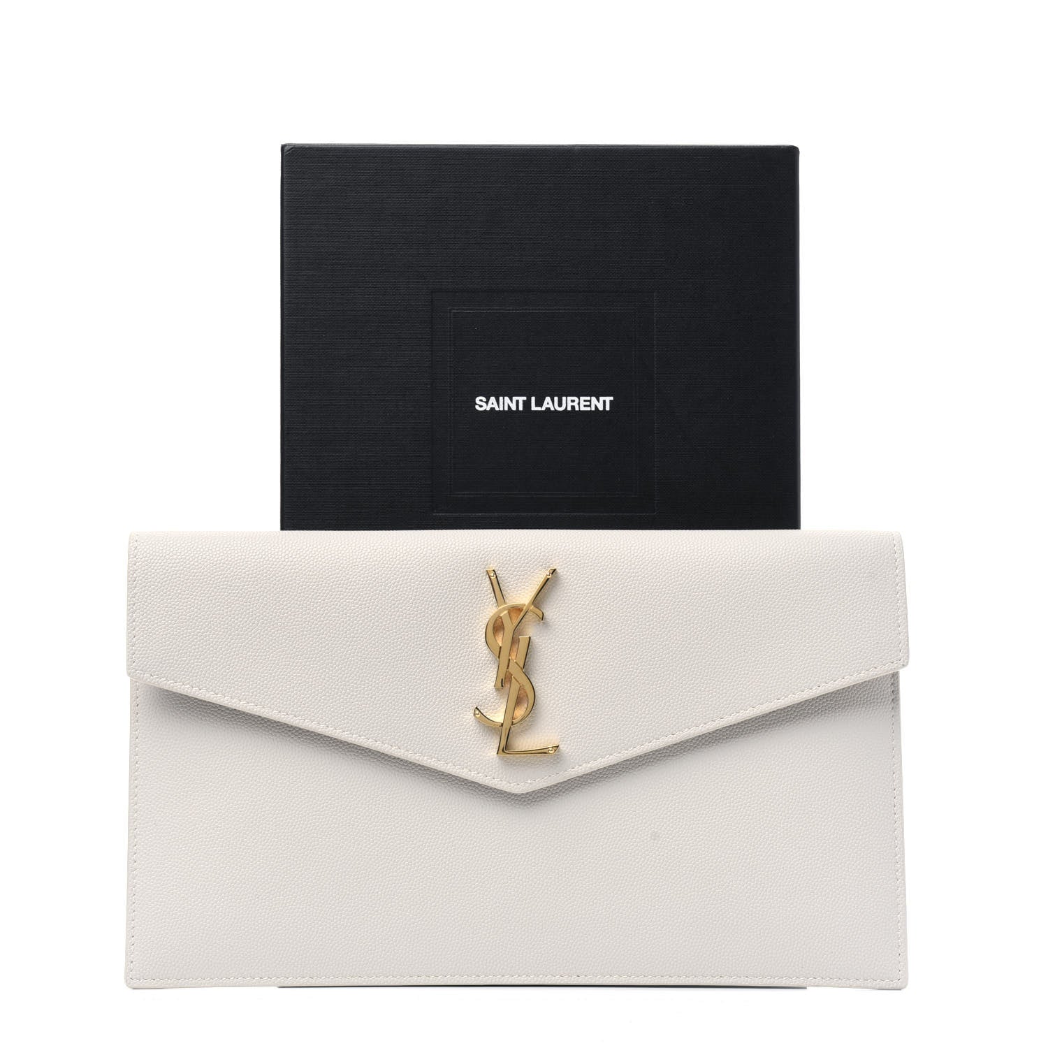 Saint Laurent Grain De Poudre Uptown Pouch Crema Soft 9 of 9