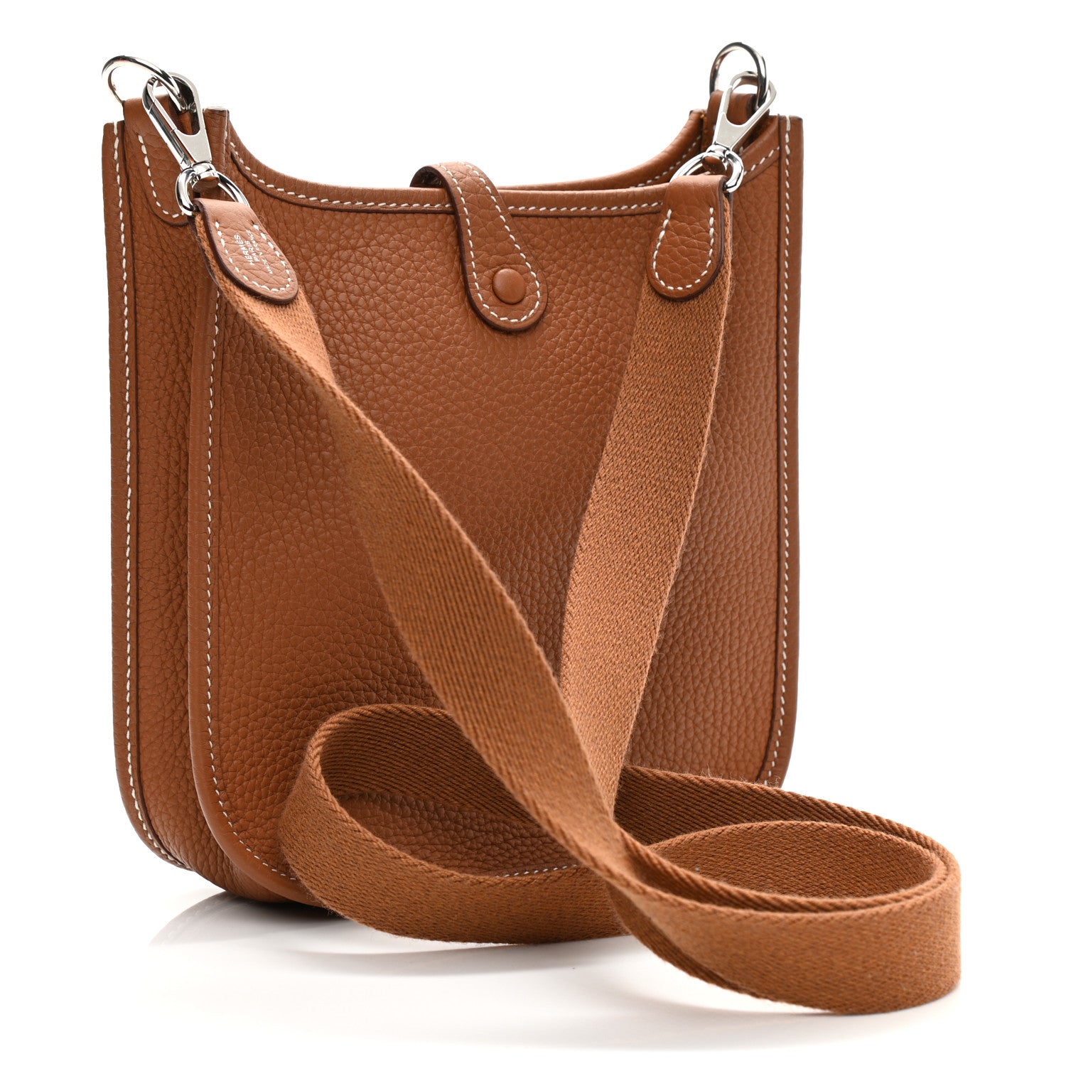 Hermes Taurillon Clemence Evelyne TPM Gold 3 of 11